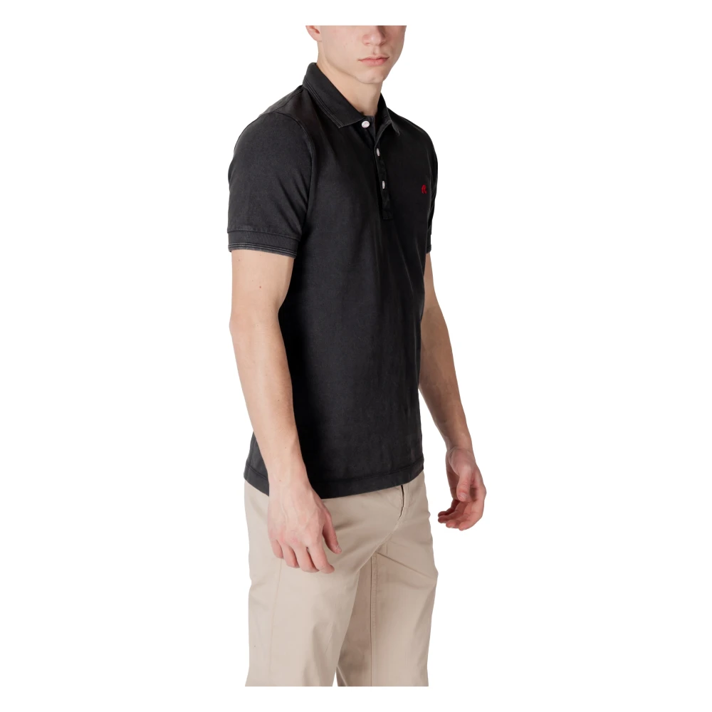Replay Polo met korte mouwen Black Heren