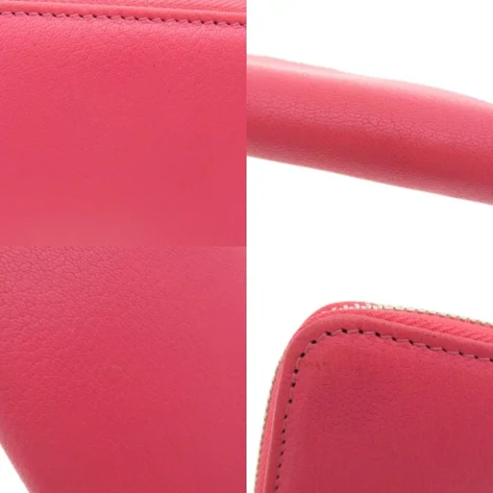 Jimmy Choo Pre-owned Leather wallets Pink Dames