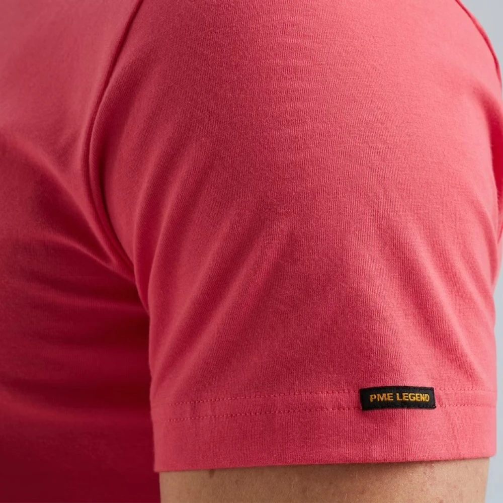 PME Legend Basis Ronde Hals T-Shirt Guyver Pink Heren