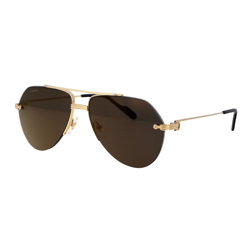 Cartier Men's Yellow Sunglasses, 60 Mm, Stylish Sunglasses