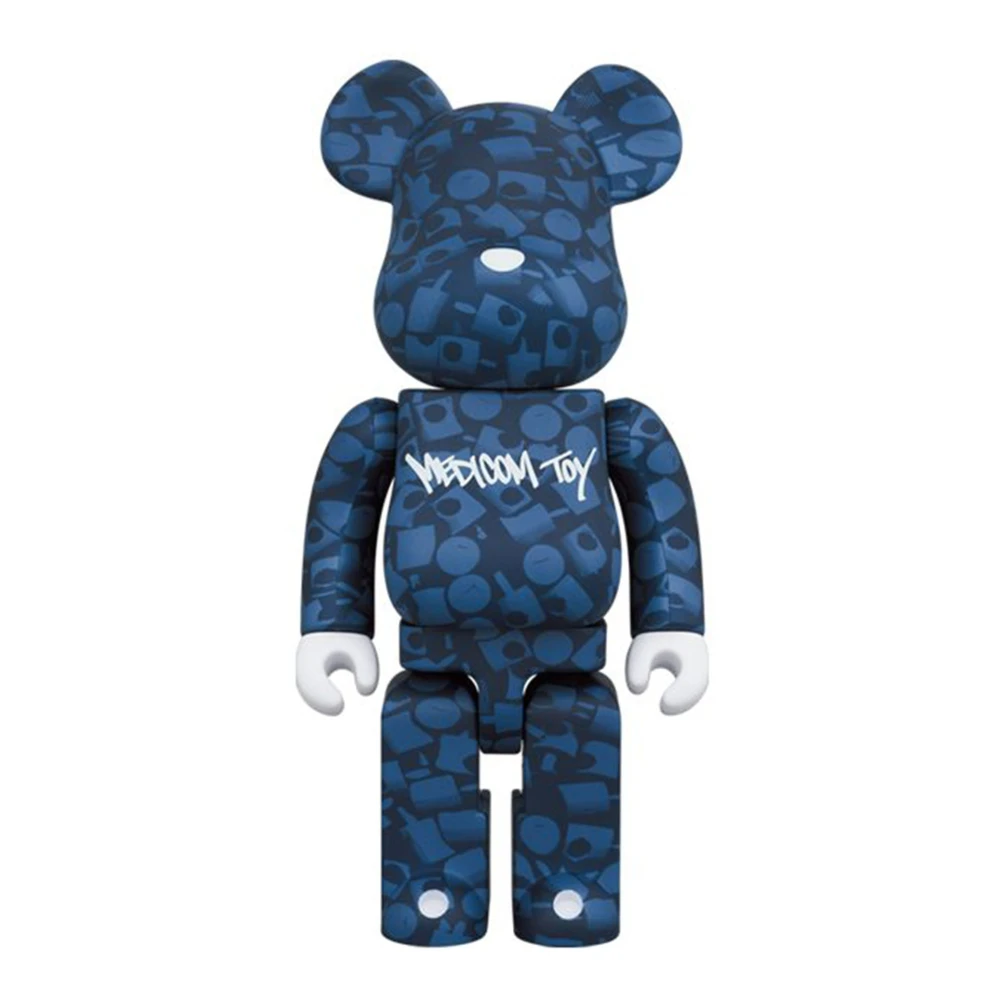 Medicom Toy Grafische Print Bearbrick Stash Editie Blue Heren