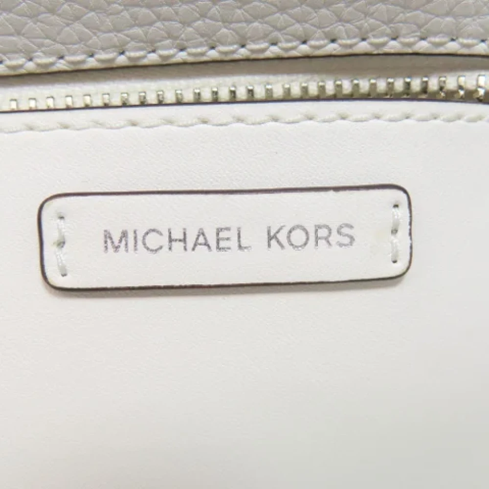 Michael Kors Pre-owned Leather shoulder-bags White Dames