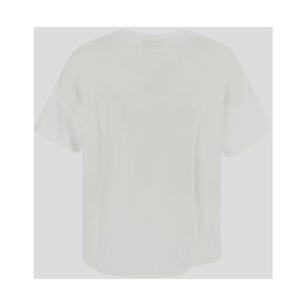 Maison Kitsuné Vos Katoenen T-Shirt White Dames