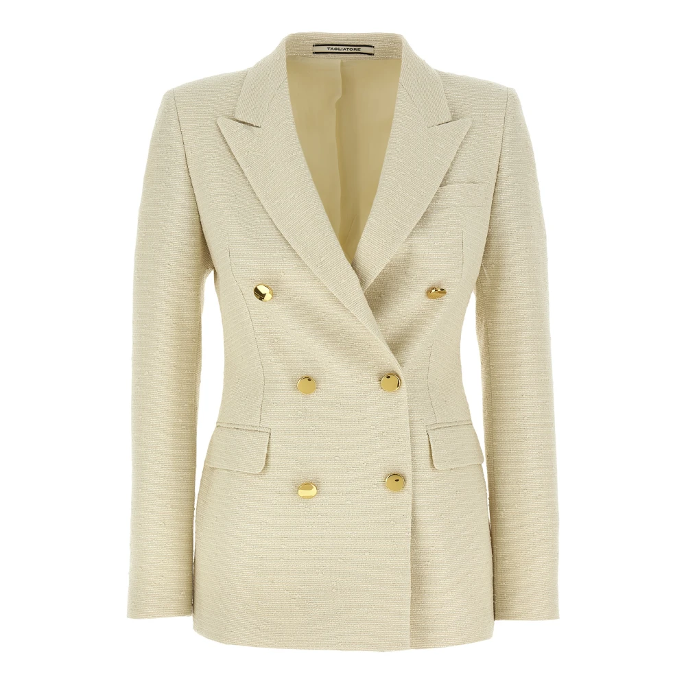 Tagliatore Damen Beige Parigi Double-Breasted Blazer