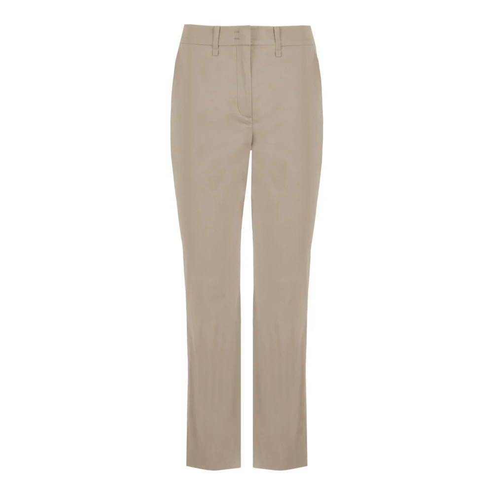 Bomboogie Women's Beige Chino Trousers - Straight Trousers - Xs - Trousers