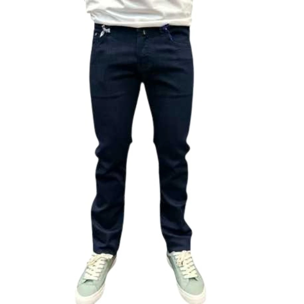Jacob Cohën Uomo Blu Jeans Slim-Fit