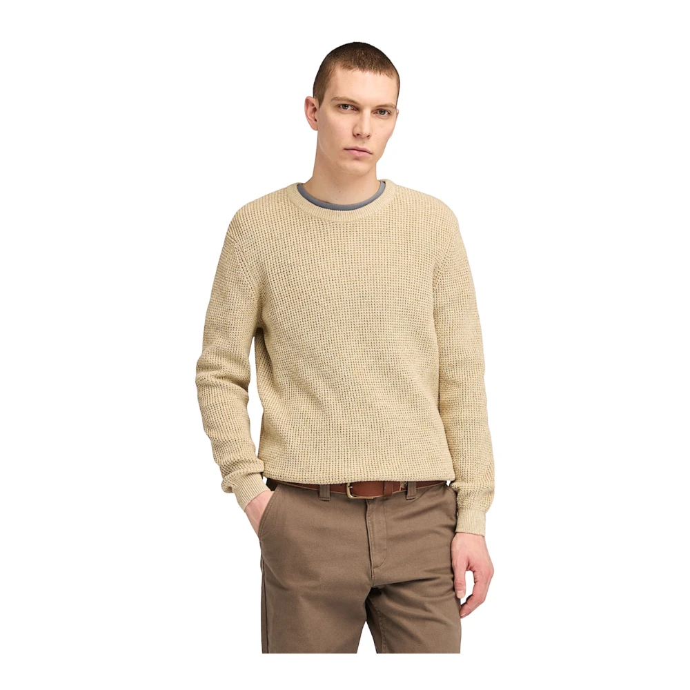Timberland Casual Crew Neck Sweater Beige Heren