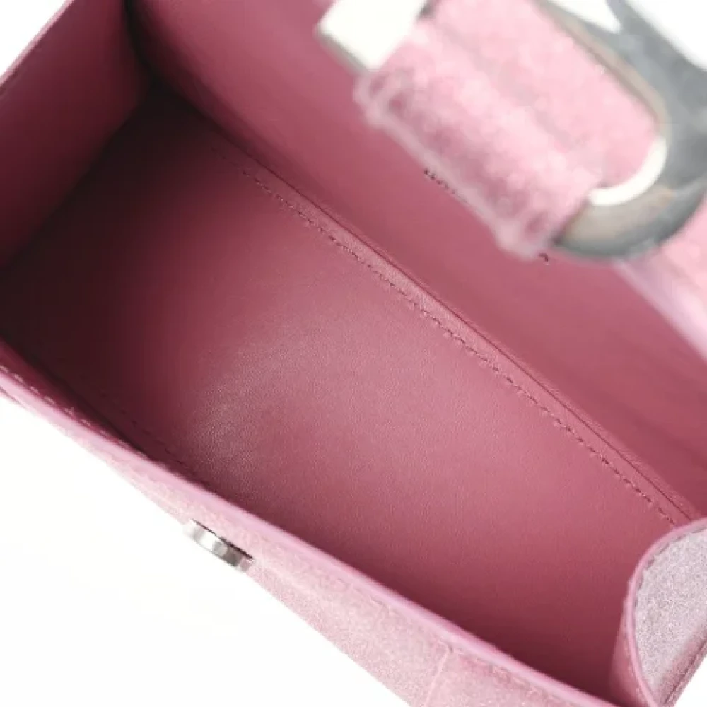 Balenciaga Vintage Pre-owned Canvas handbags Pink Dames