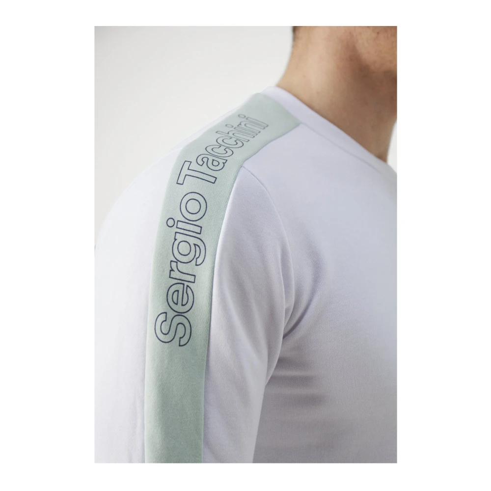 Sergio Tacchini Logo Zweetband Klassieke Stijl White Heren