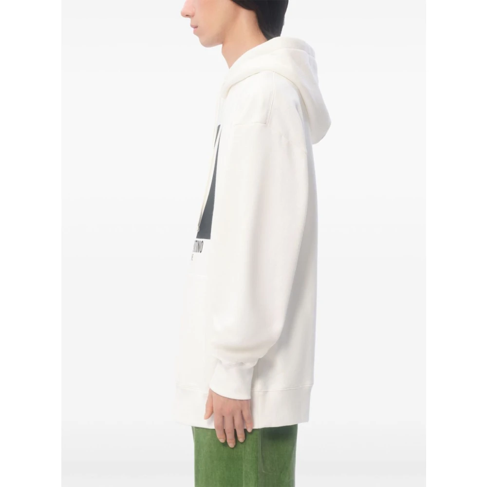Valentino Garavani Ivory Sweaters voor Vrouwen Beige Heren