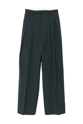 dark-grey-pleated-front-button-fastening-pants