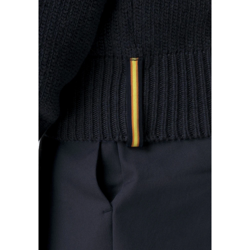 K-way Stijlvolle Gebreide Collectie Blue Heren