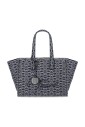 blauw-ecru-monogram-winkel-tas
