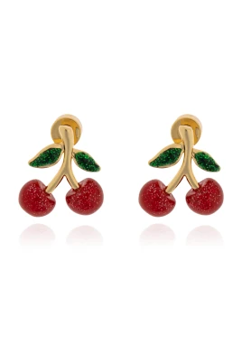 Cherry Motif Earrings