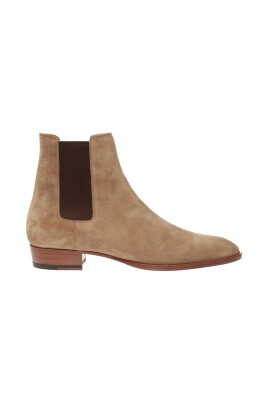 sophisticated-suede-heeled-chelsea-boots