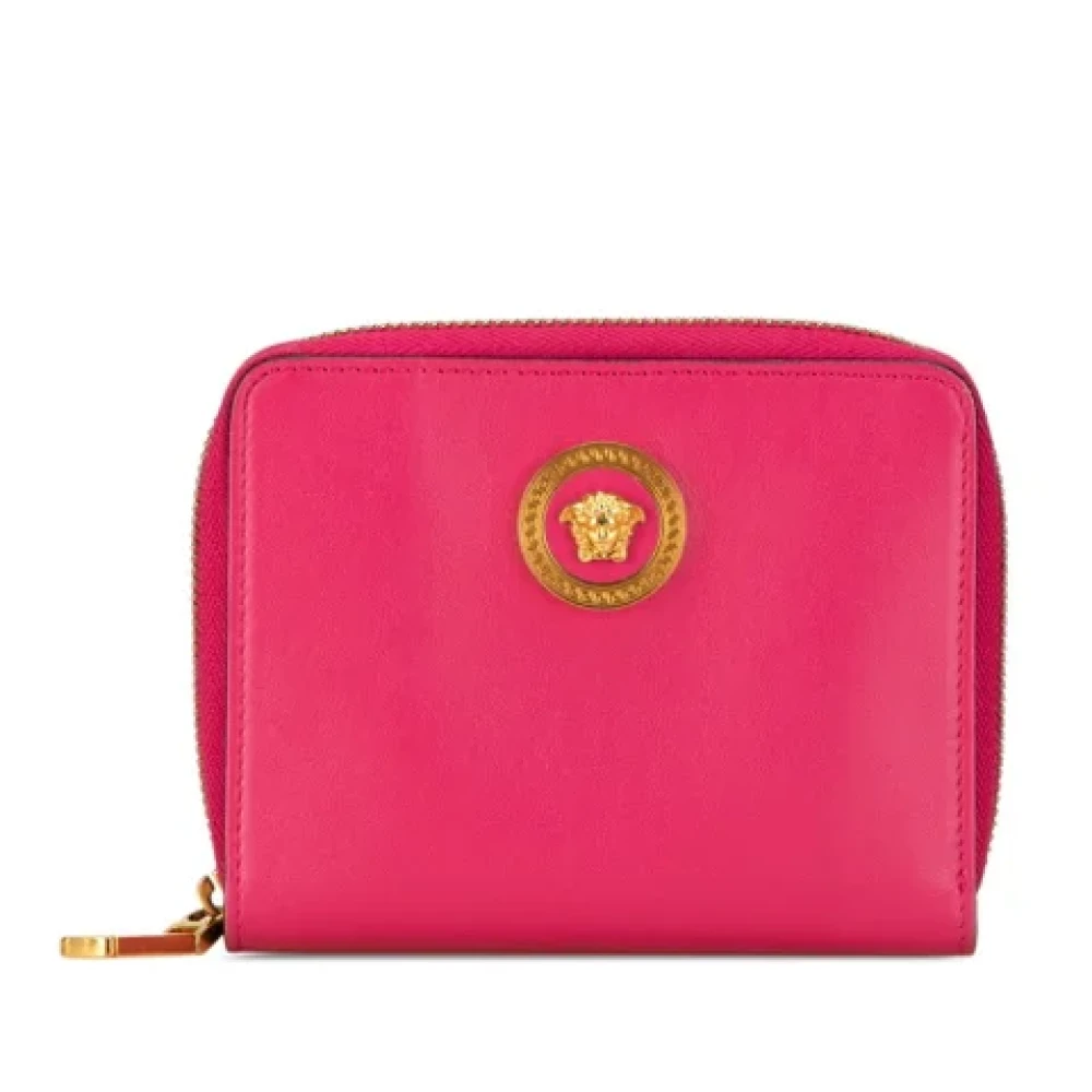 Versace Pre-owned Leather wallets Pink Dames