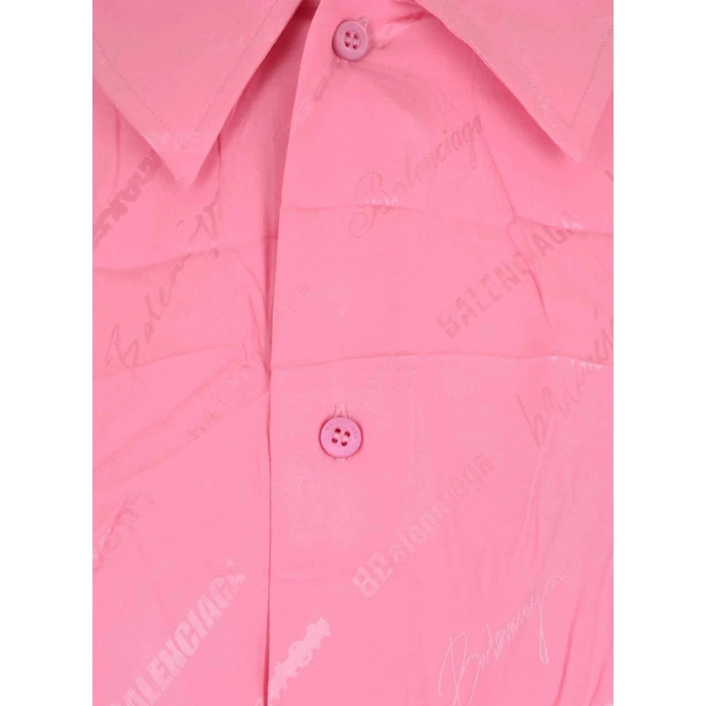 Balenciaga Shirts Pink Dames