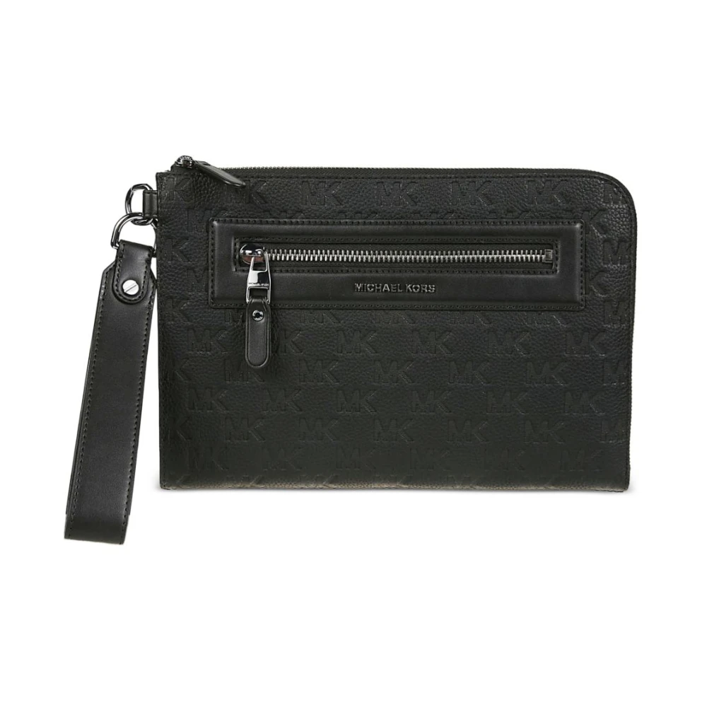 Michael Kors Men's Black Wallets & Cardholders, One Size, Leather Wallet