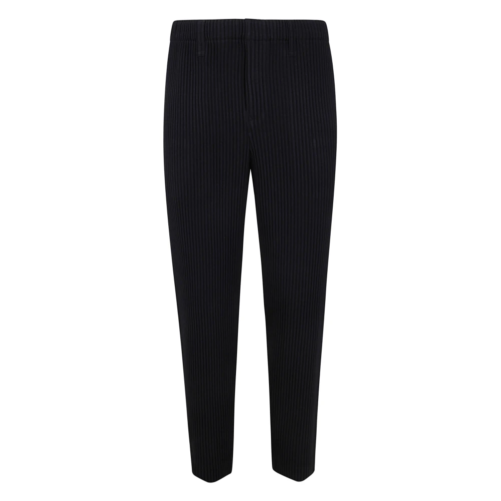Issey Miyake Lichte wollen-achtige broek Black Heren