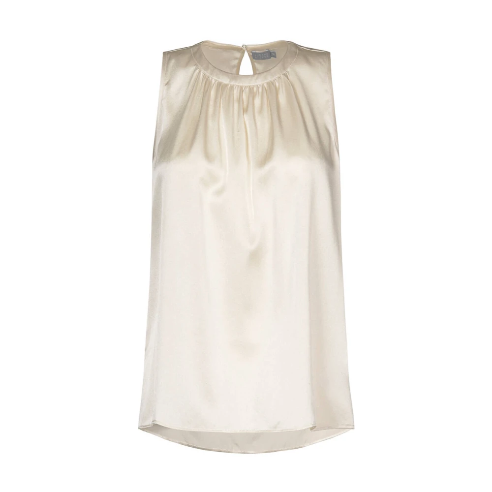 No man's land Mouwloze Top Beige Dames