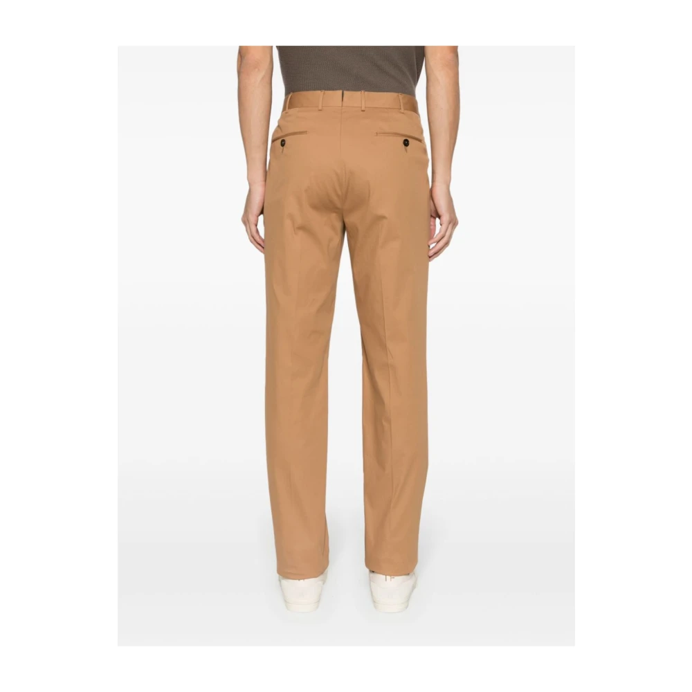 Z Zegna Formele Kameelbroek Brown Heren