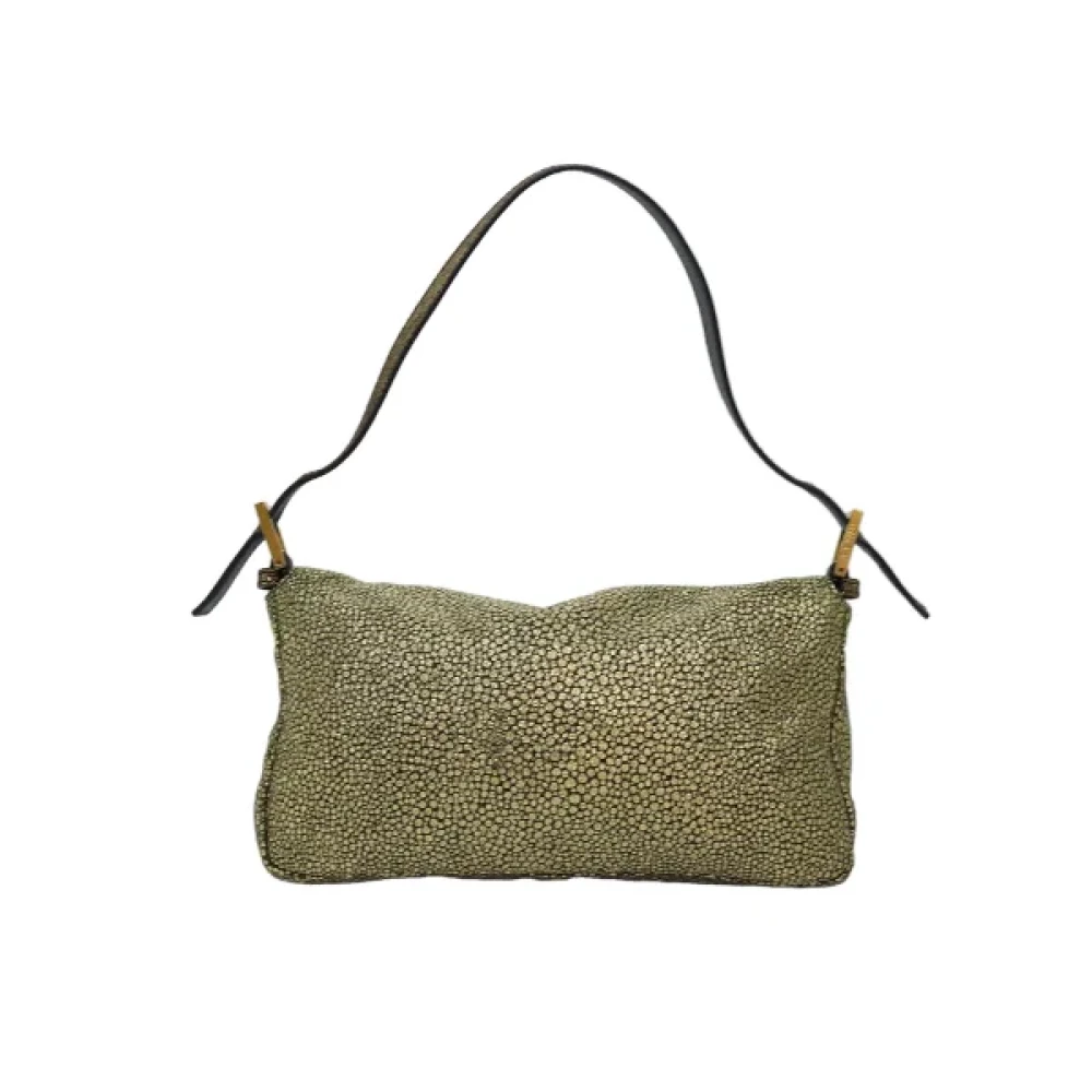 Fendi Vintage Pre-owned Canvas fendi-bags Green Dames
