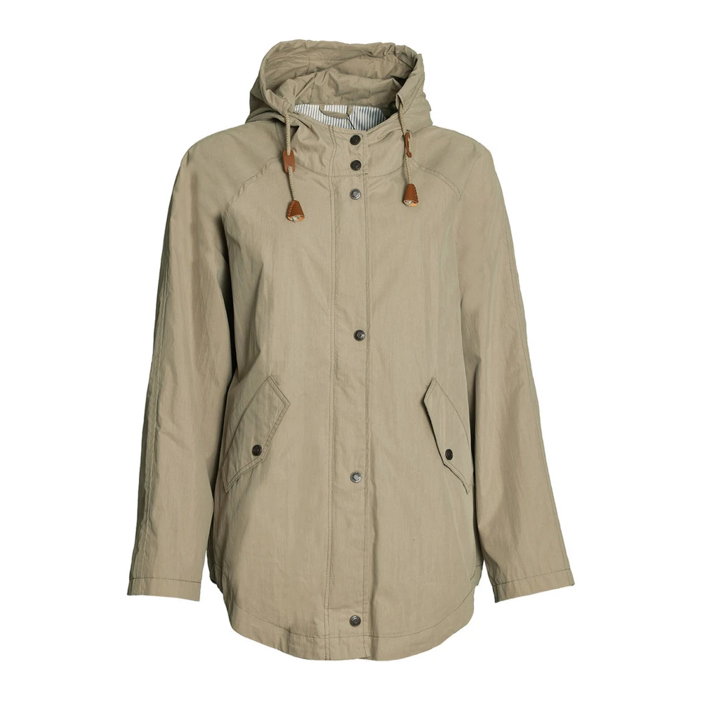 Danwear Women's Beige Light Jackets, L, Stylish Isabella Jacket In Taupe