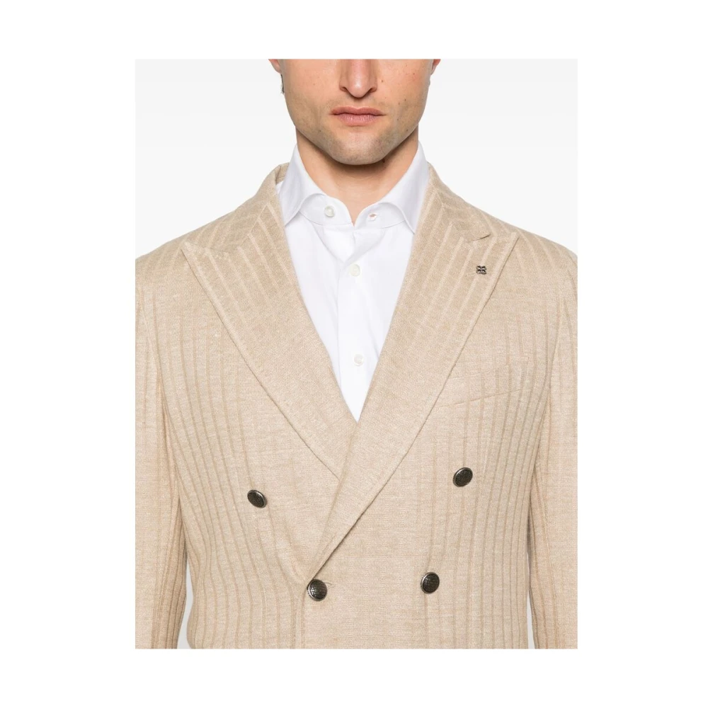 Tagliatore Jas Beige Heren