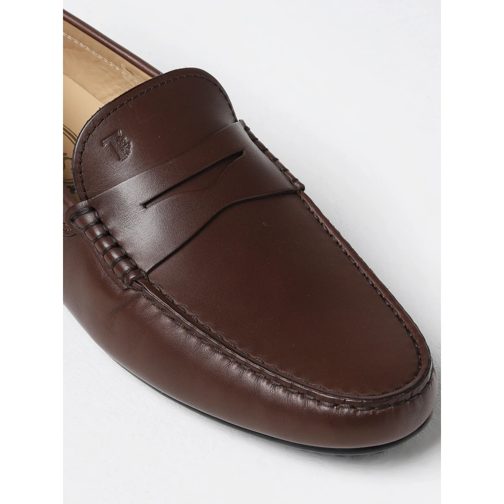 TOD'S Klassieke lage moccasins Brown Heren