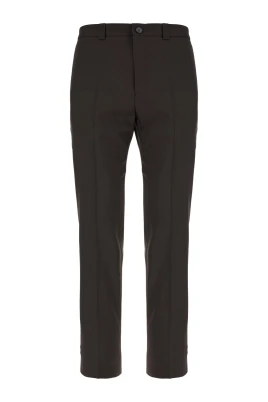 Wool Gabardine Pant with Logo