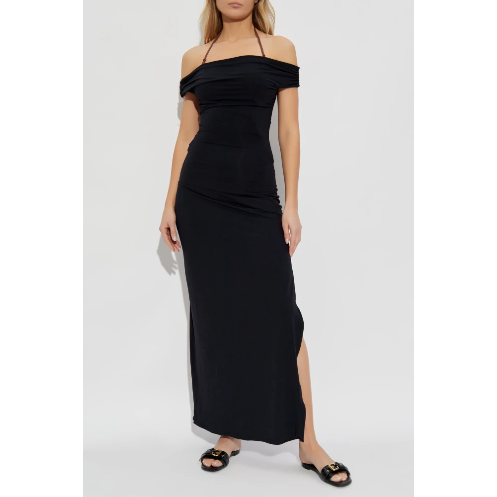 Bond-Eye Strandjurk Nixi Maxi Black Dames