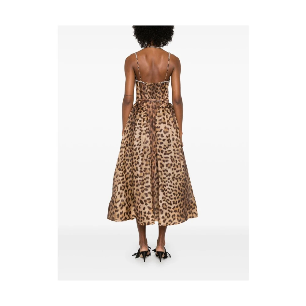 Zimmermann Lichtbruine Geriemde Jurk Brown Dames