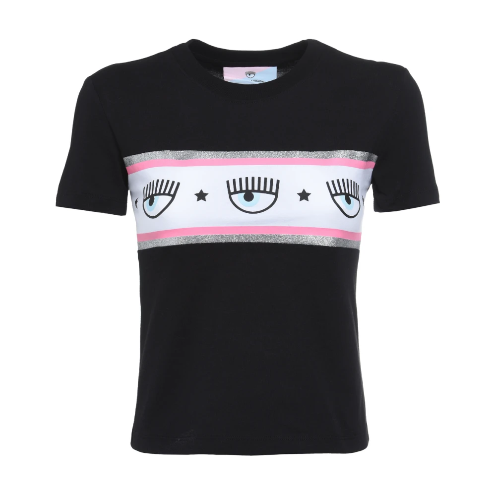 Chiara Ferragni Collection Stijlvolle T-shirts en Polos Black Dames