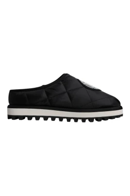 Quiltade Slide Sandaler med Logotyp