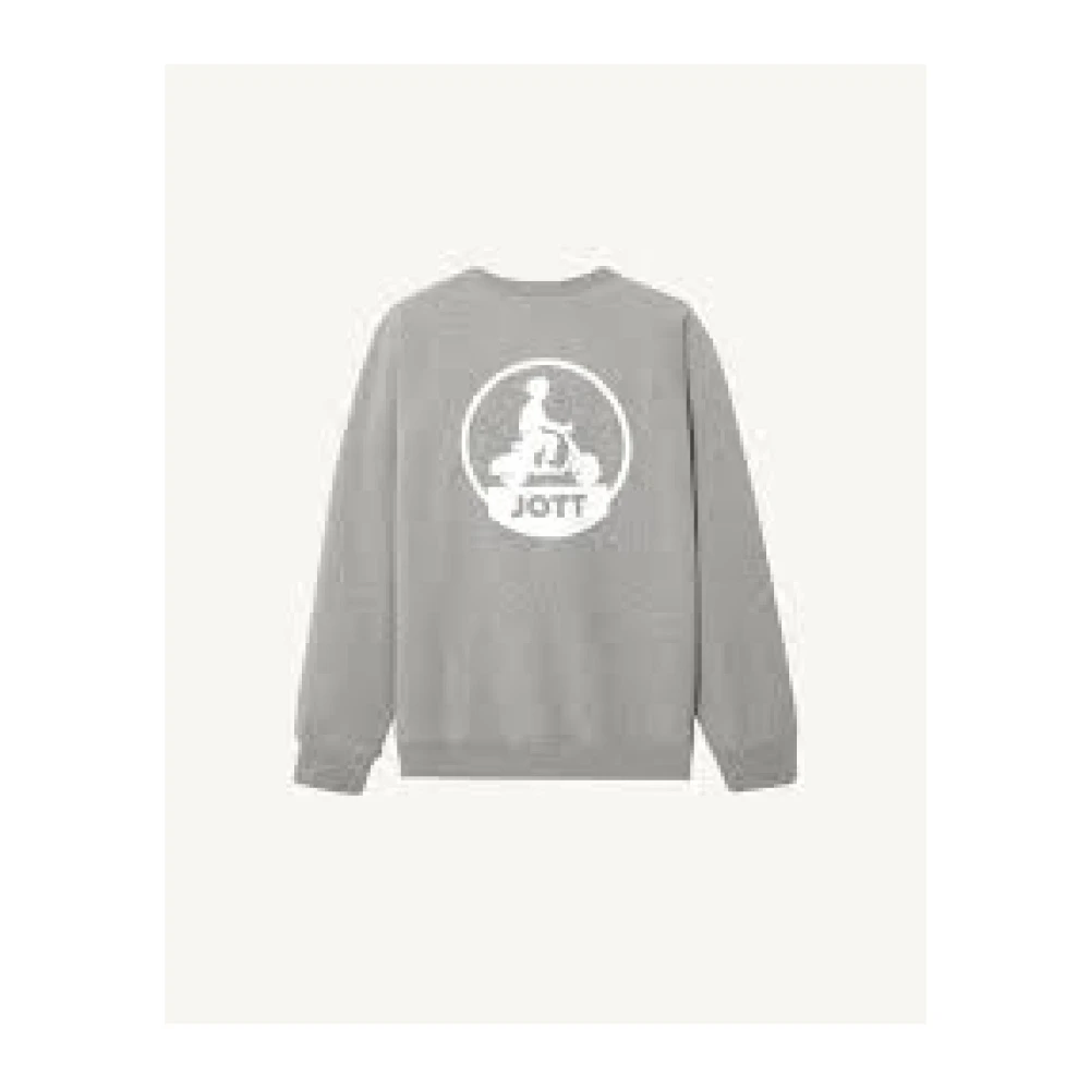 Jott Gedrukte Sweater Casual en stijlvol Gray Heren