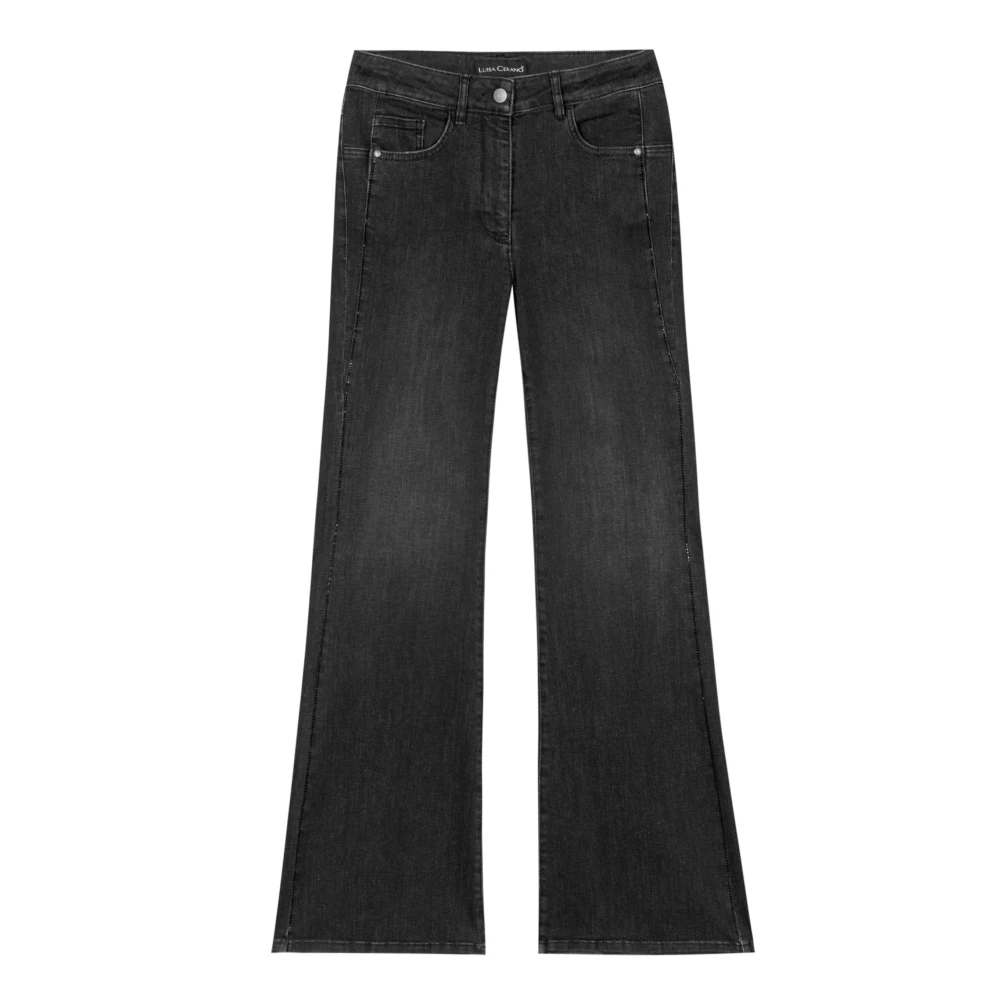 LUISA CERANO Stijlvolle Jeans voor Vrouwen Gray Dames