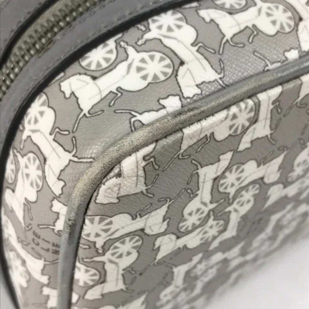 Celine Vintage Pre-owned Canvas celine-bags Gray Dames