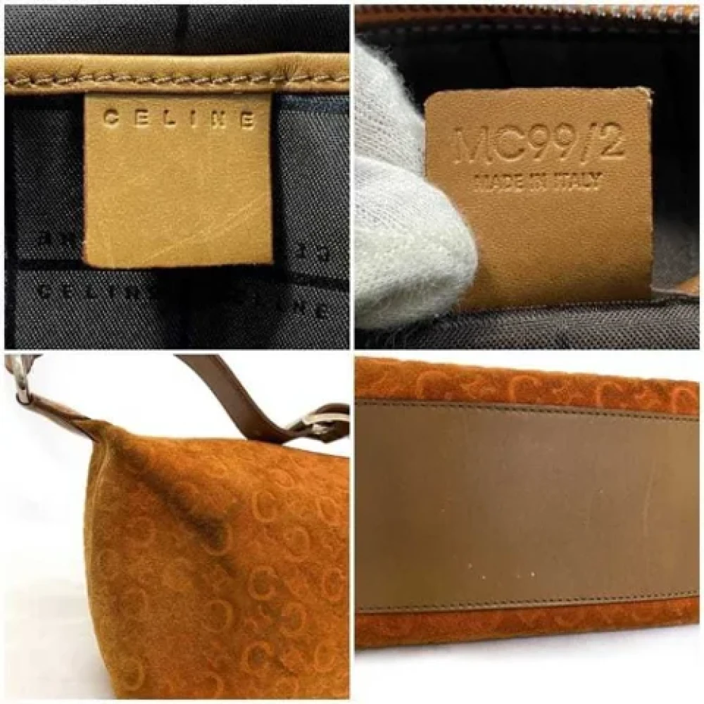 Celine Vintage Pre-owned Leather celine-bags Orange Dames