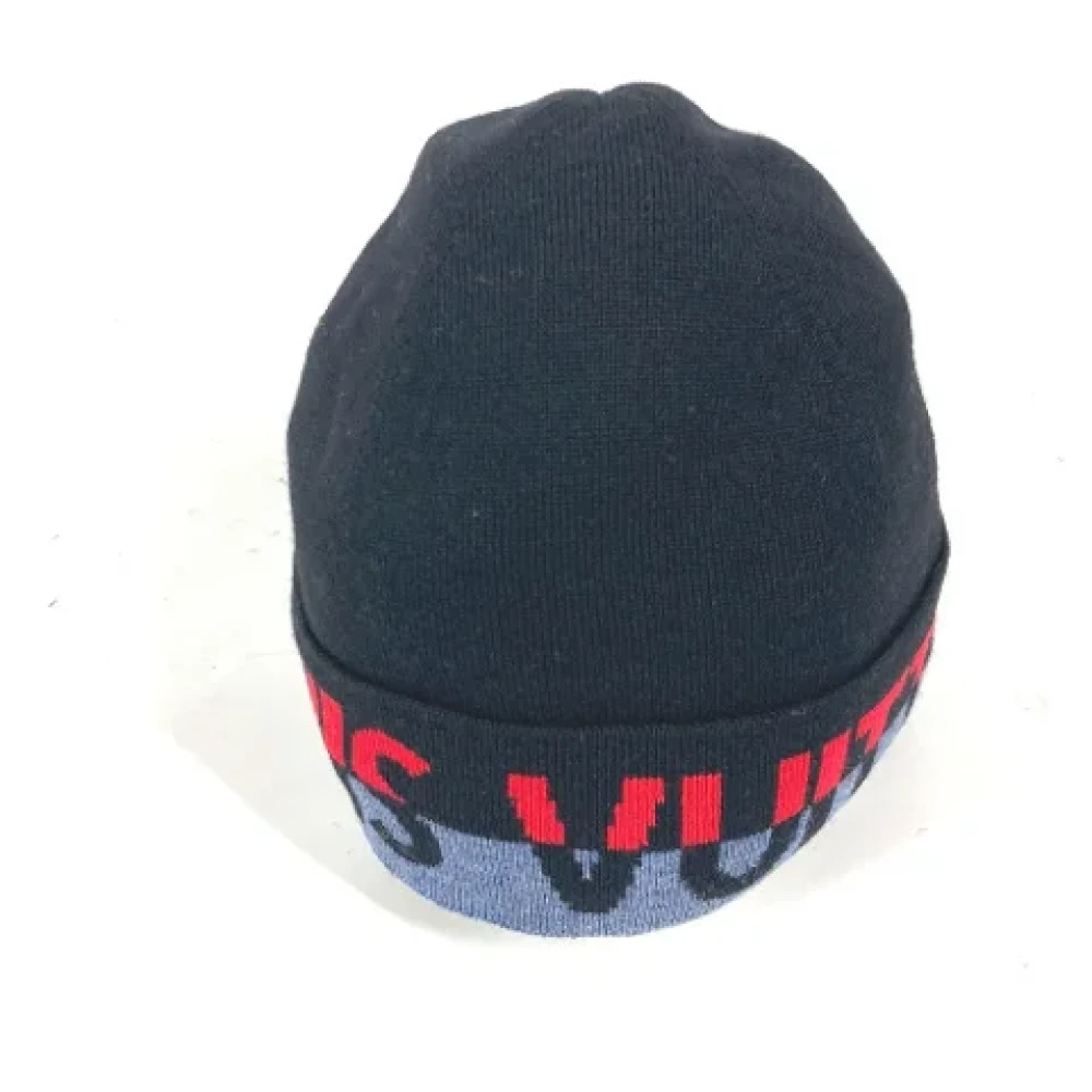 Louis Vuitton Vintage Pre-owned Wool hats Black Dames