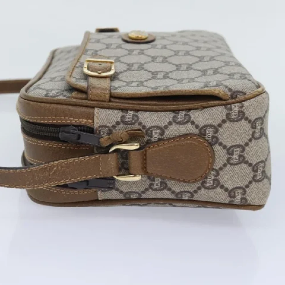 Gucci Vintage Pre-owned Leather gucci-bags Beige Dames