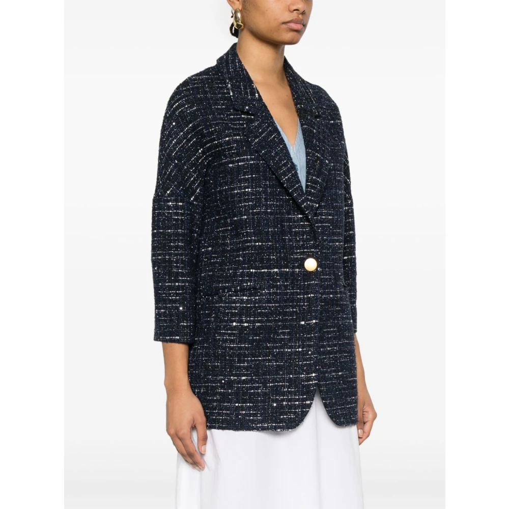 Tagliatore Dameskleding Jas & Mantel Blauw Ss25 Blue Dames