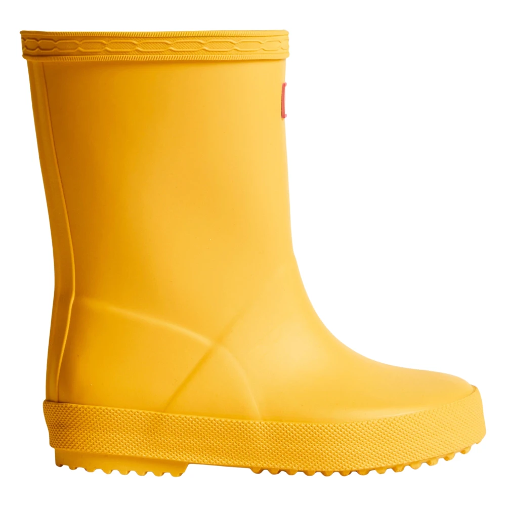 Hunter Girls Yellow Kids Wellies, 23 Eu, First Classic Rain Boots