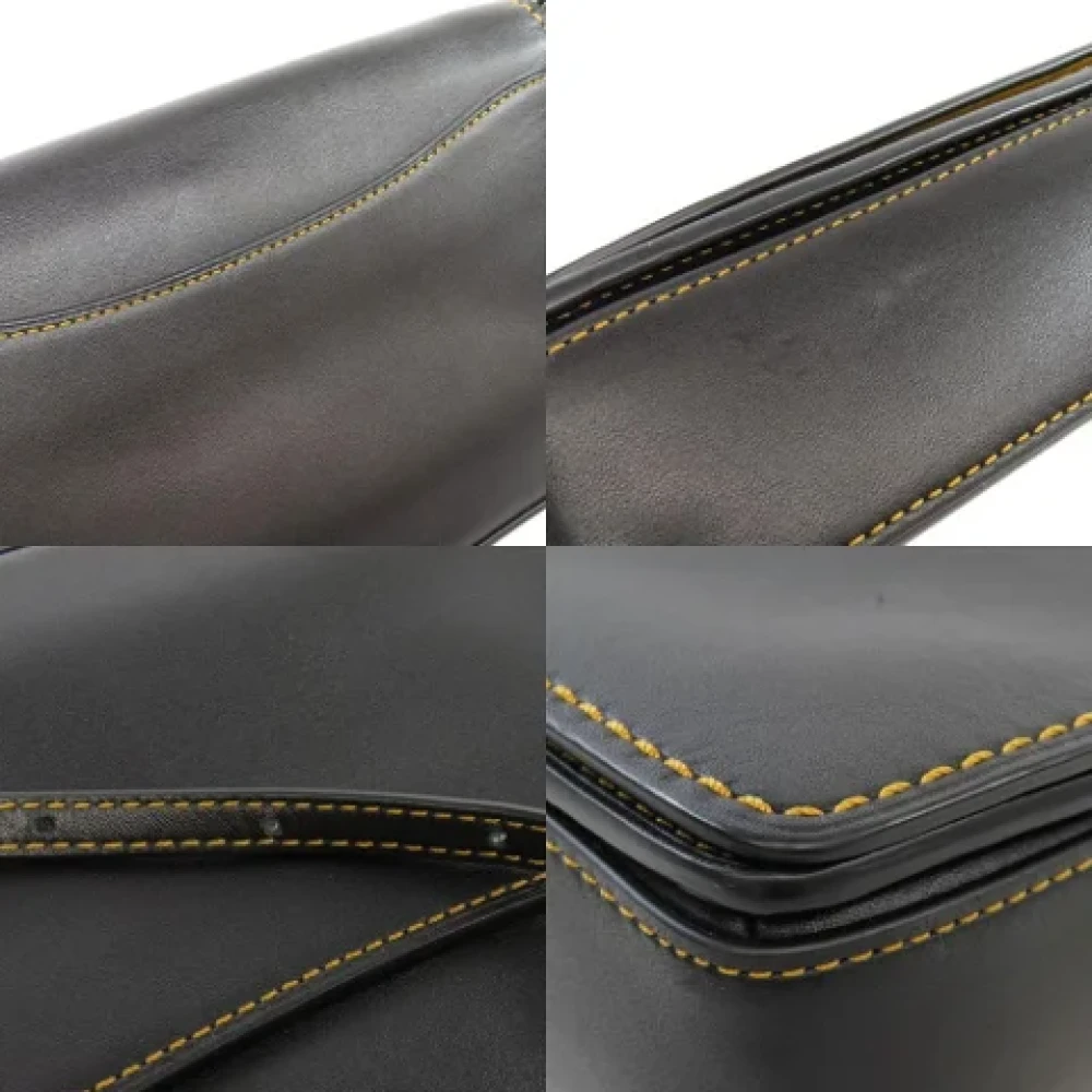Coach Pre-owned Leather shoulder-bags Black Dames