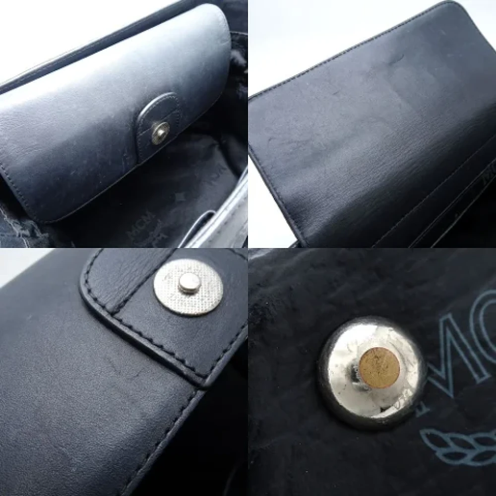 MCM Pre-owned Canvas handbags Black Dames