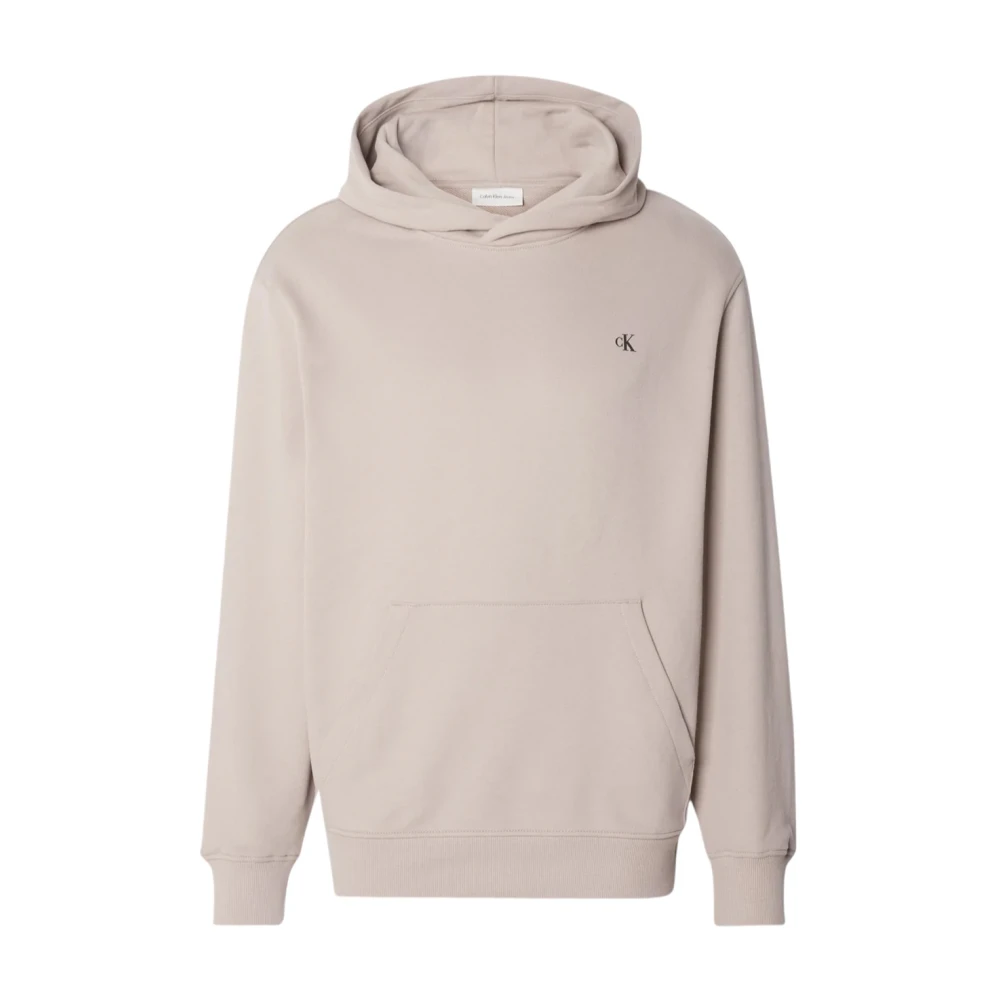 Calvin Klein Stijlvolle hoodie met capuchon Beige Heren