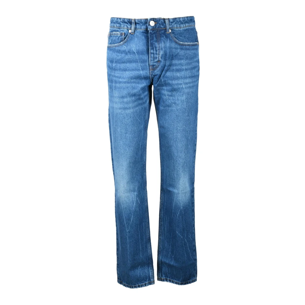 Ami Paris Katoenen Jeans Blue Heren