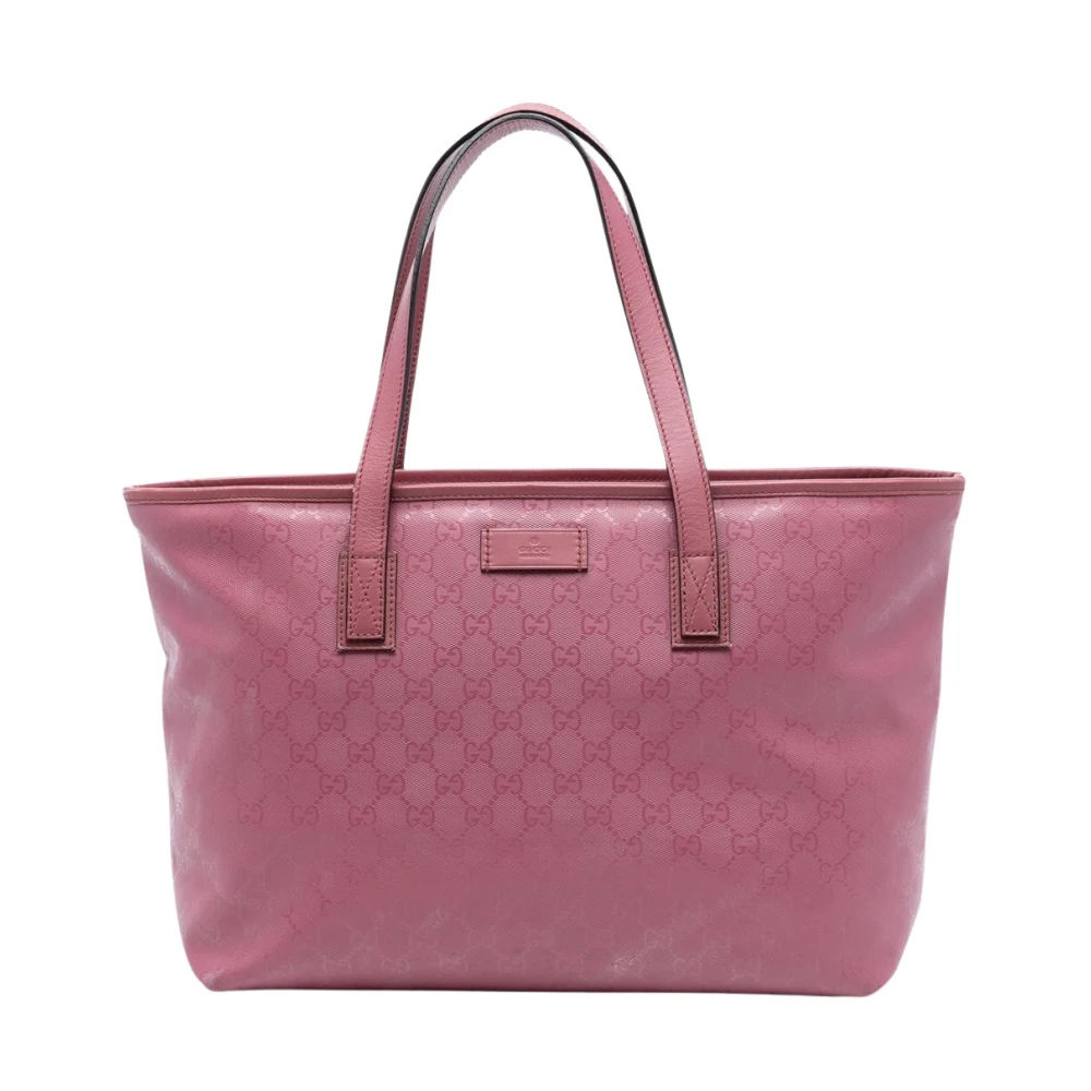 Gucci Vintage Women's Pink Pre-Owned Tote Bag