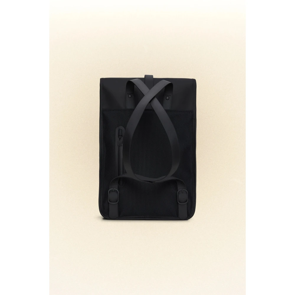 Rains Minimalistische Zwarte Rugzak Black Heren