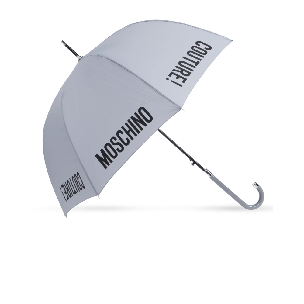 Moschino Paraplu met logo Gray Unisex