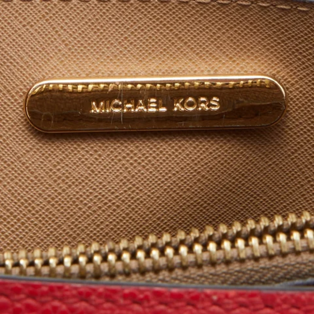 Michael Kors Pre-owned Leather totes Red Dames